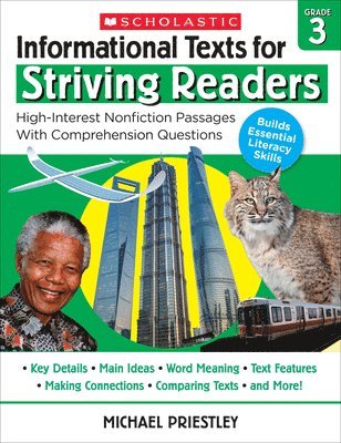 bokomslag Informational Texts for Striving Readers: Grade 3: High-Interest Nonfiction Passages with Comprehension Questions