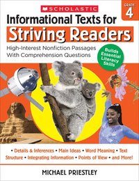 bokomslag Informational Texts for Striving Readers: Grade 4: High-Interest Nonfiction Passages with Comprehension Questions