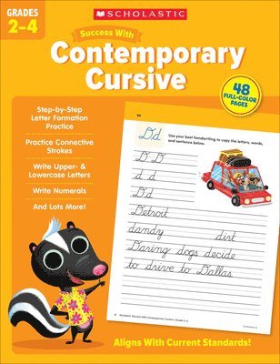 bokomslag Scholastic Success with Contemporary Cursive Grades 2-4 Workbook