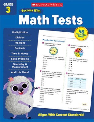 Scholastic Teaching Resources - Scholastic Success with Math Tests Grade 3 Workbook, Häftad