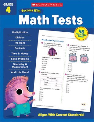 Scholastic Teaching Resources - Scholastic Success with Math Tests Grade 4 Workbook, Häftad