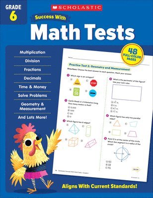 Scholastic Inc. - Scholastic Success With Math Tests, Grade 6, Häftad