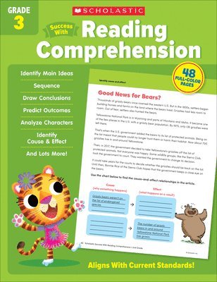 bokomslag Scholastic Success with Reading Comprehension Grade 3 Workbook