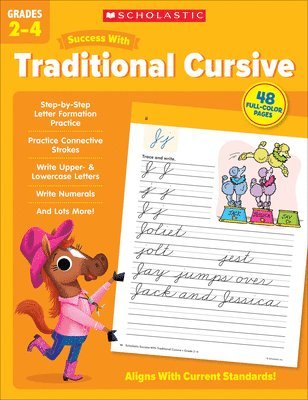 Scholastic Teaching Resources - Scholastic Success with Traditional Cursive Grades 2-4 Workbook, Häftad