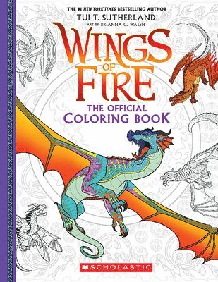 bokomslag Official Wings Of Fire Coloring Book