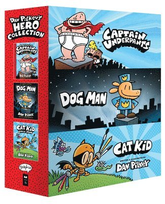Dav Pilkey's Hero Collection (Captain Underpants #1, Dog Man #1, Cat Kid Comic Club #1) 1