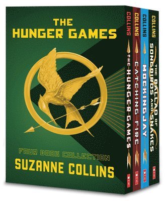bokomslag Hunger Games 4-Book Paperback Box Set (the Hunger Games, Catching Fire, Mockingjay, the Ballad of Songbirds and Snakes)