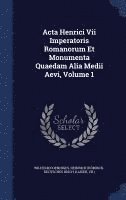 bokomslag Acta Henrici Vii Imperatoris Romanorum Et Monumenta Quaedam Alia Medii Aevi, Volume 1