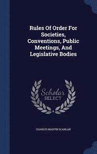 bokomslag Rules Of Order For Societies, Conventions, Public Meetings, And Legislative Bodies