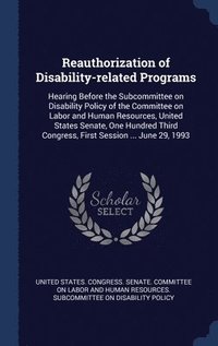 bokomslag Reauthorization of Disability-related Programs