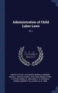 bokomslag Administration of Child Labor Laws