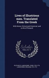 bokomslag Lives of Illustrious men. Translated From the Greek