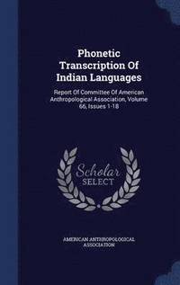 bokomslag Phonetic Transcription Of Indian Languages