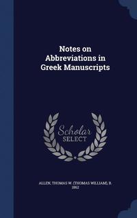 bokomslag Notes on Abbreviations in Greek Manuscripts