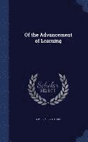 Of the Advancement of Learning