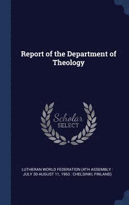 Report of the Department of Theology 1