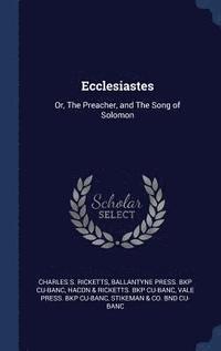 bokomslag Ecclesiastes
