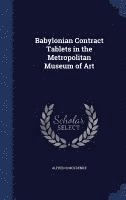 bokomslag Babylonian Contract Tablets in the Metropolitan Museum of Art