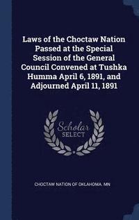 bokomslag Laws of the Choctaw Nation Passed at the Special Session of the General Council Convened at Tushka Humma April 6, 1891, and Adjourned April 11, 1891