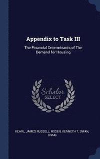 bokomslag Appendix to Task III