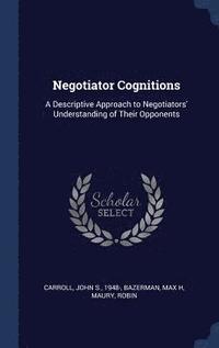 bokomslag Negotiator Cognitions
