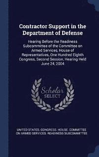 bokomslag Contractor Support in the Department of Defense