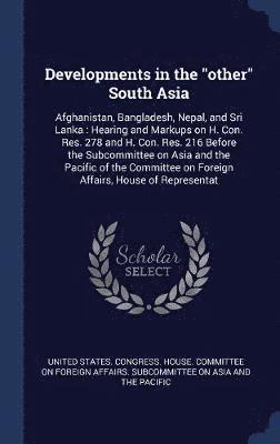 Developments in the &quot;other&quot; South Asia 1
