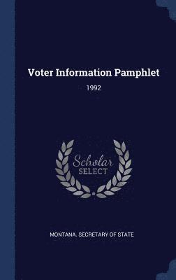 Voter Information Pamphlet 1