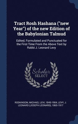 Tract Rosh Hashana ("new Year") of the new Edition of the Babylonian Talmud