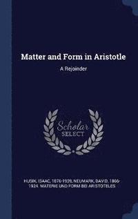 bokomslag Matter and Form in Aristotle