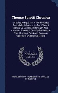 bokomslag Thomæ Sprotti Chronica