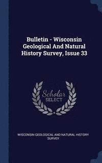 bokomslag Bulletin - Wisconsin Geological And Natural History Survey, Issue 33