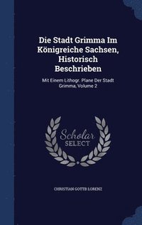 bokomslag Die Stadt Grimma Im Knigreiche Sachsen, Historisch Beschrieben