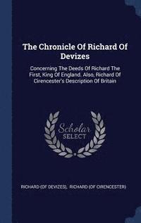 bokomslag The Chronicle Of Richard Of Devizes