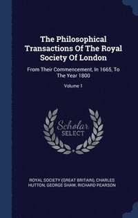 bokomslag The Philosophical Transactions Of The Royal Society Of London