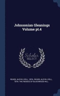 bokomslag Johnsonian Gleanings Volume pt.4