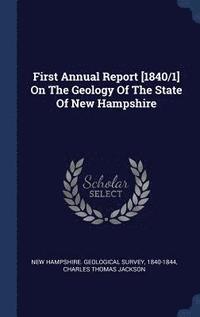 bokomslag First Annual Report [1840/1] On The Geology Of The State Of New Hampshire