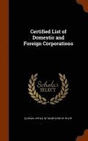 Certified List of Domestic and Foreign Corporations 1