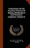 Metallurgi American Institute of Mining - Transactions Of The American Institute Of Mining, Metallurgical And Petroleum Engineers, Volume 13, Inbunden