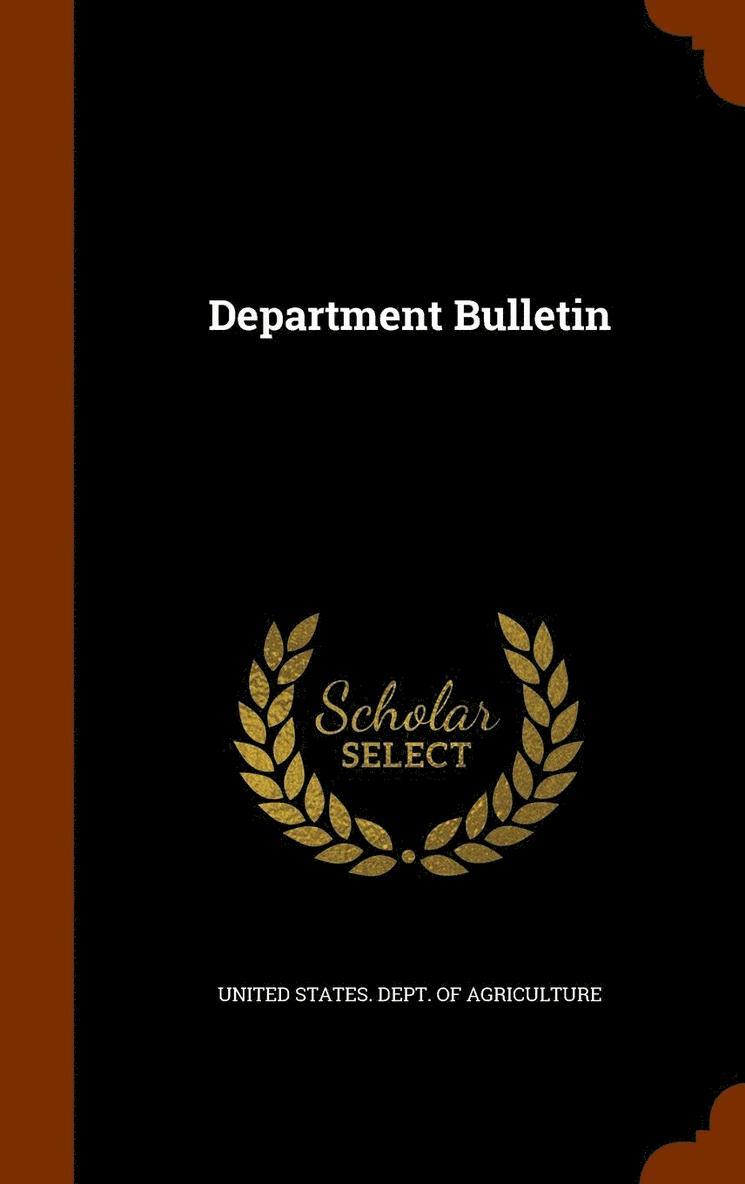 Department Bulletin 1