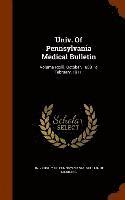 bokomslag Univ. Of Pennsylvania Medical Bulletin