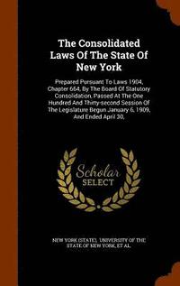 bokomslag The Consolidated Laws Of The State Of New York