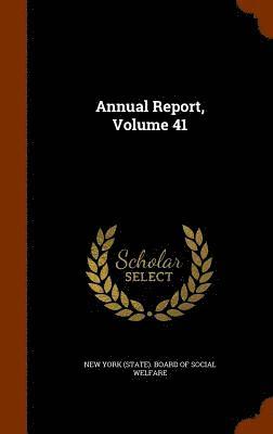 Annual Report, Volume 41 1