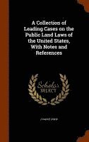 bokomslag A Collection of Leading Cases on the Public Land Laws of the United States, With Notes and References