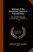 bokomslag Minutes of the Provincial Council of Pennsylvania