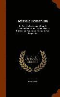 bokomslag Missale Romanum