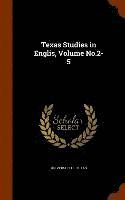 bokomslag Texas Studies in Englis, Volume No.2-5