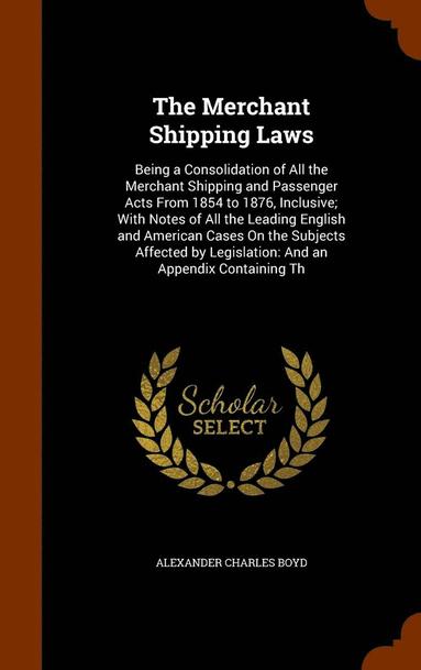 bokomslag Merchant Shipping Laws