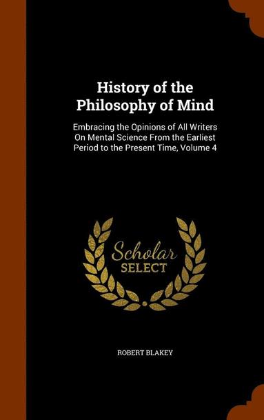bokomslag History of the Philosophy of Mind