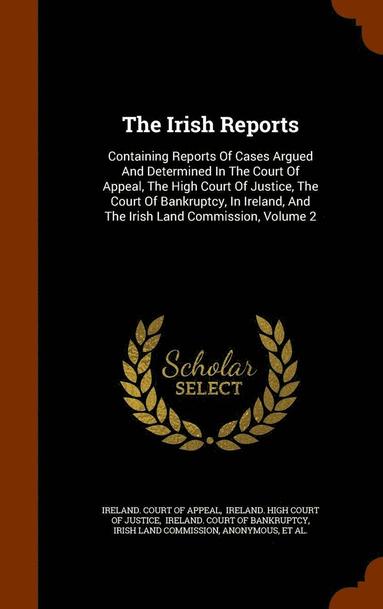 bokomslag Irish Reports